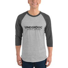 UnderDog 3/4 sleeve raglan shirt