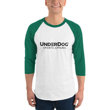 UnderDog 3/4 sleeve raglan shirt