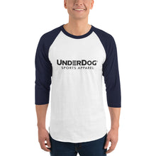 UnderDog 3/4 sleeve raglan shirt