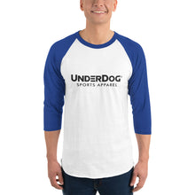 UnderDog 3/4 sleeve raglan shirt