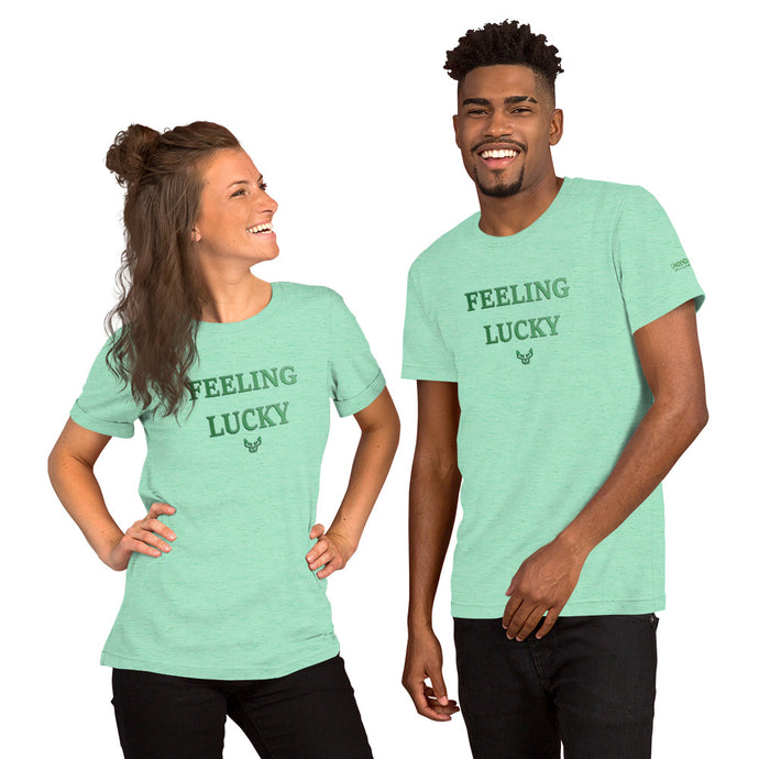 Feeling Lucky, Short-Sleeve Unisex T-Shirt