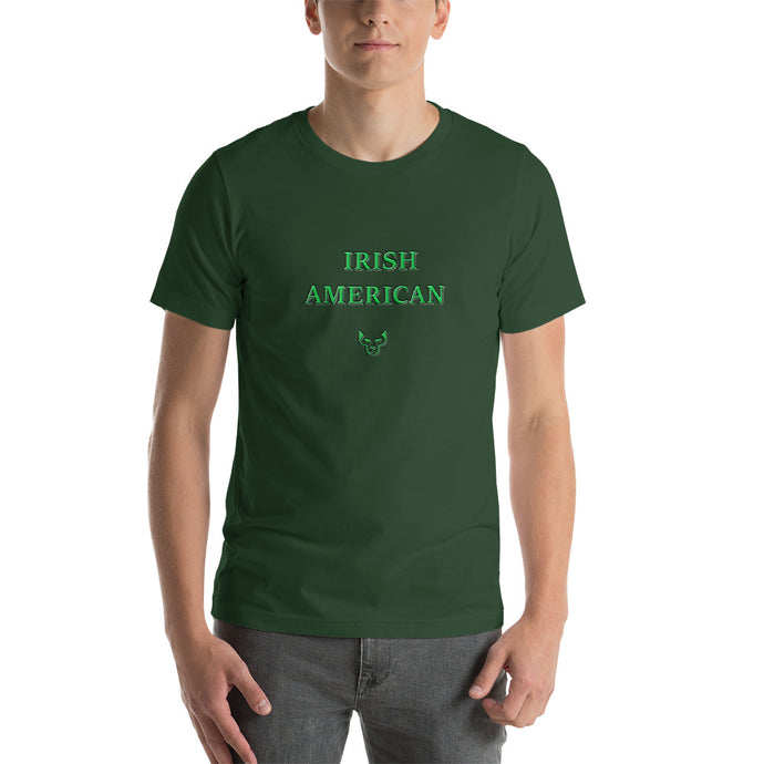 Irish American, Short-Sleeve Unisex T-Shirt