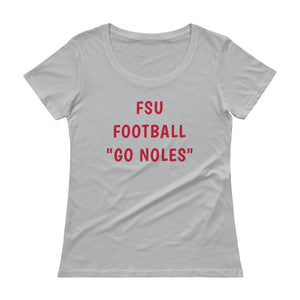 FSU Go Noles-Ladies' Scoopneck T-Shirt