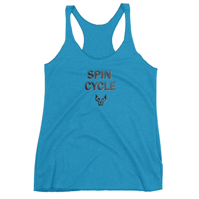 Spin Cycle, Women's Racerback Tank