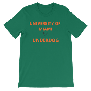 Short-Sleeve Unisex T-Shirt, UofMiami Underdog