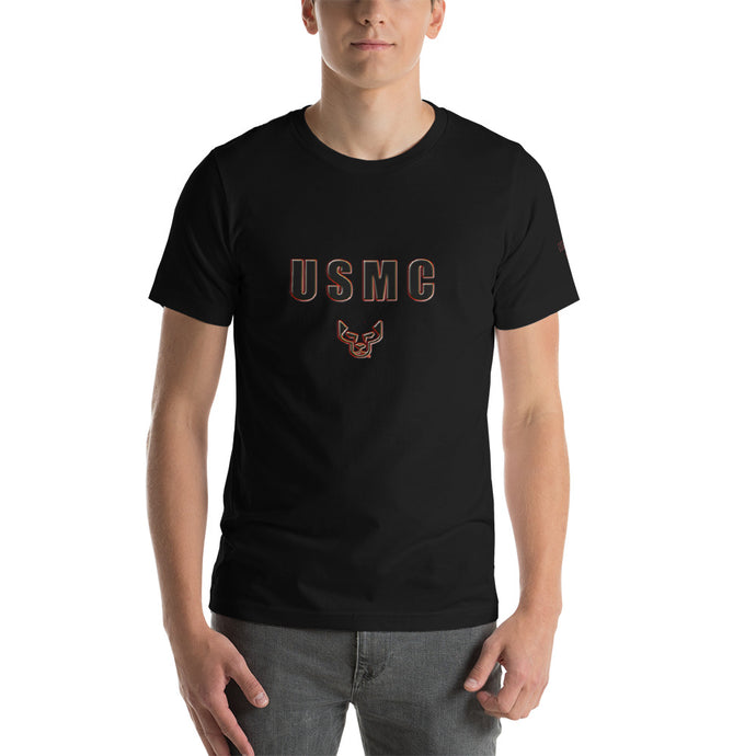 USMC, Short-Sleeve Unisex T-Shirt