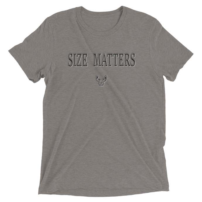 Short sleeve t-shirt, Size Matters