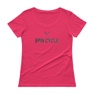 Ladies' Scoopneck T-Shirt, Spin Cycle