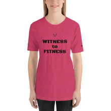 Witness/Fitness, Short-Sleeve Unisex T-Shirt