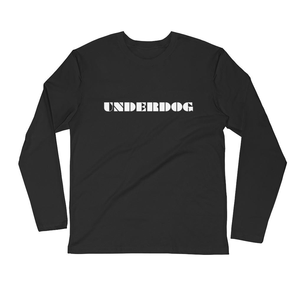Long Sleeve Fitted Crew, UnderDog2