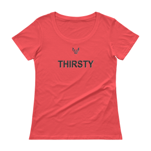 Ladies' Scoopneck T-Shirt, Thirsty