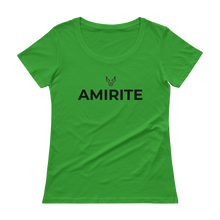 Ladies' Scoopneck T-Shirt, UnderDog, Amirite