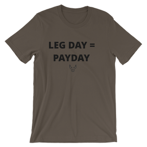 Short-Sleeve Unisex T-Shirt, UnderDog, Leg Day