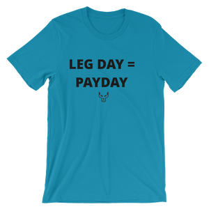 Short-Sleeve Unisex T-Shirt, UnderDog, Leg Day