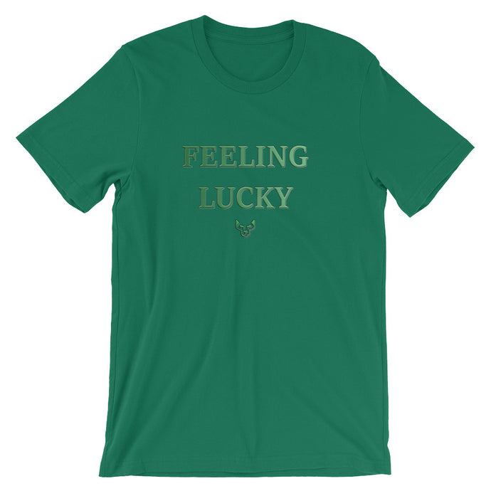Short-Sleeve Unisex T-Shirt, Feeling Lucky