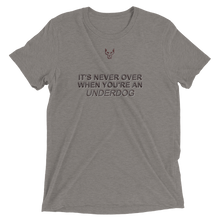 Short sleeve t-shirt, Never over When youre an UnderDog