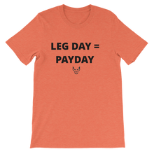 Short-Sleeve Unisex T-Shirt, UnderDog, Leg Day